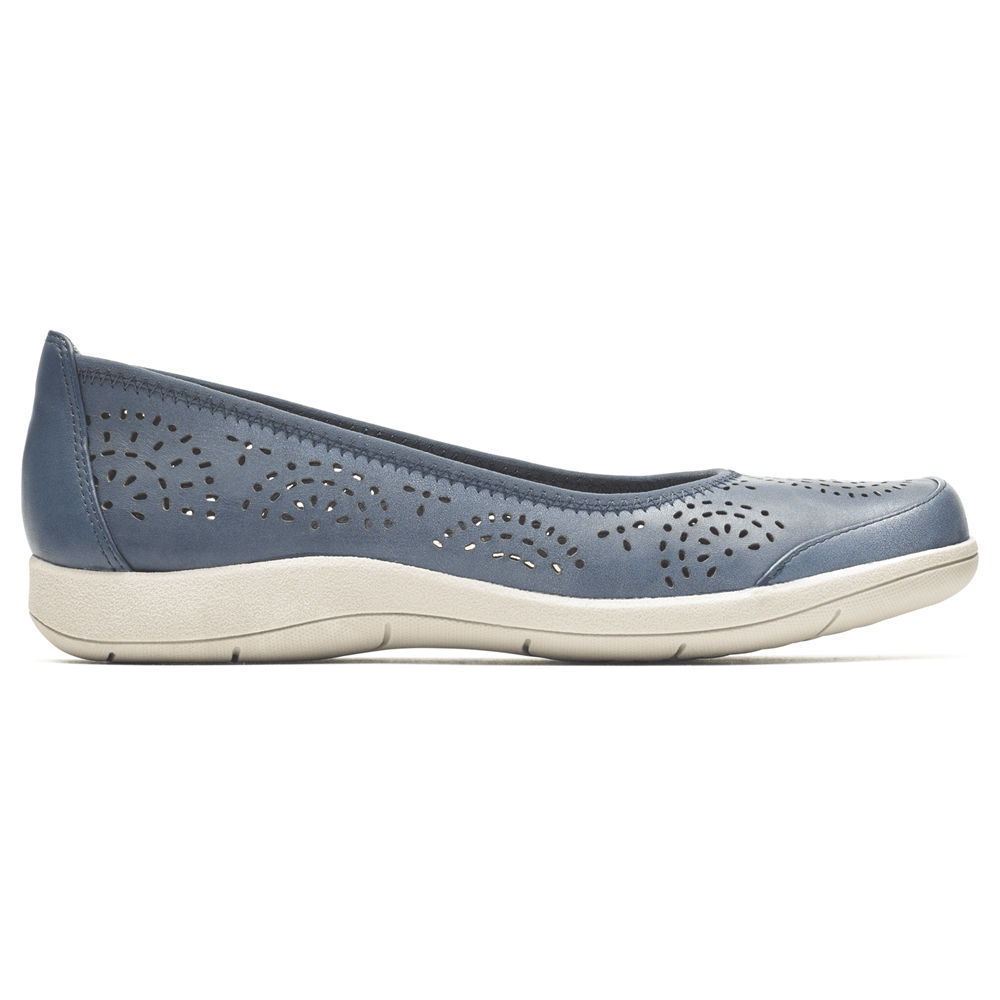 Rockport Slip-On Dam Blå - Daisey Ballet - EWRKV3796